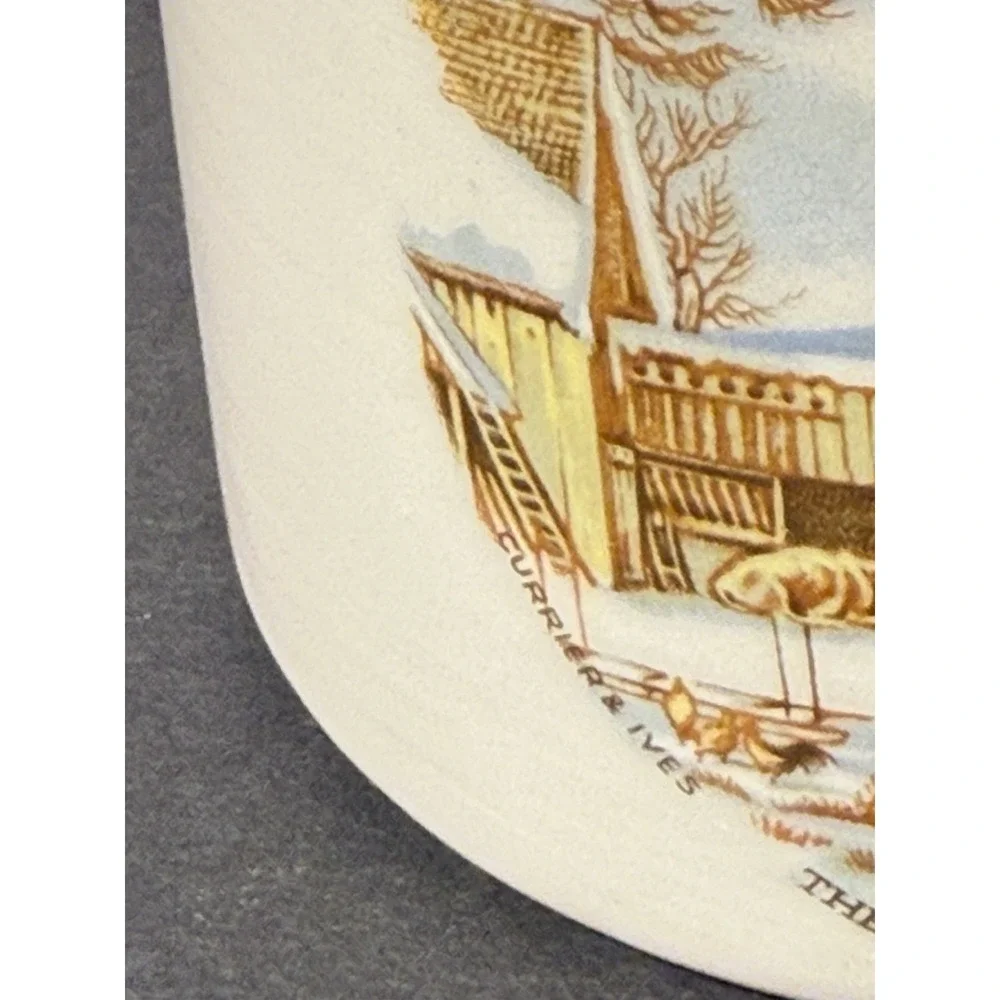 Vintage Vermont Maple Syrup Jug Lion's Lair Pittsford VT Stoneware